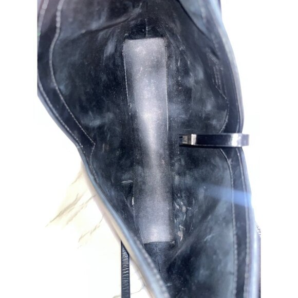 Givenchy Small Cut Out Bag in Black Leather Unisex Shoulder Handbag Purse - Picture 11 of 16